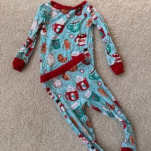 Little sleepies hot cocoa Holiday Christmas Pajama 12-18m